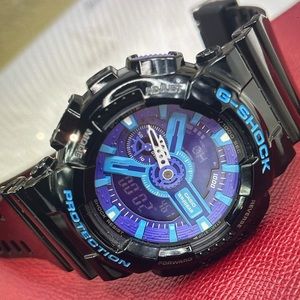Casio G shock 5146 black blue purple men’s watch